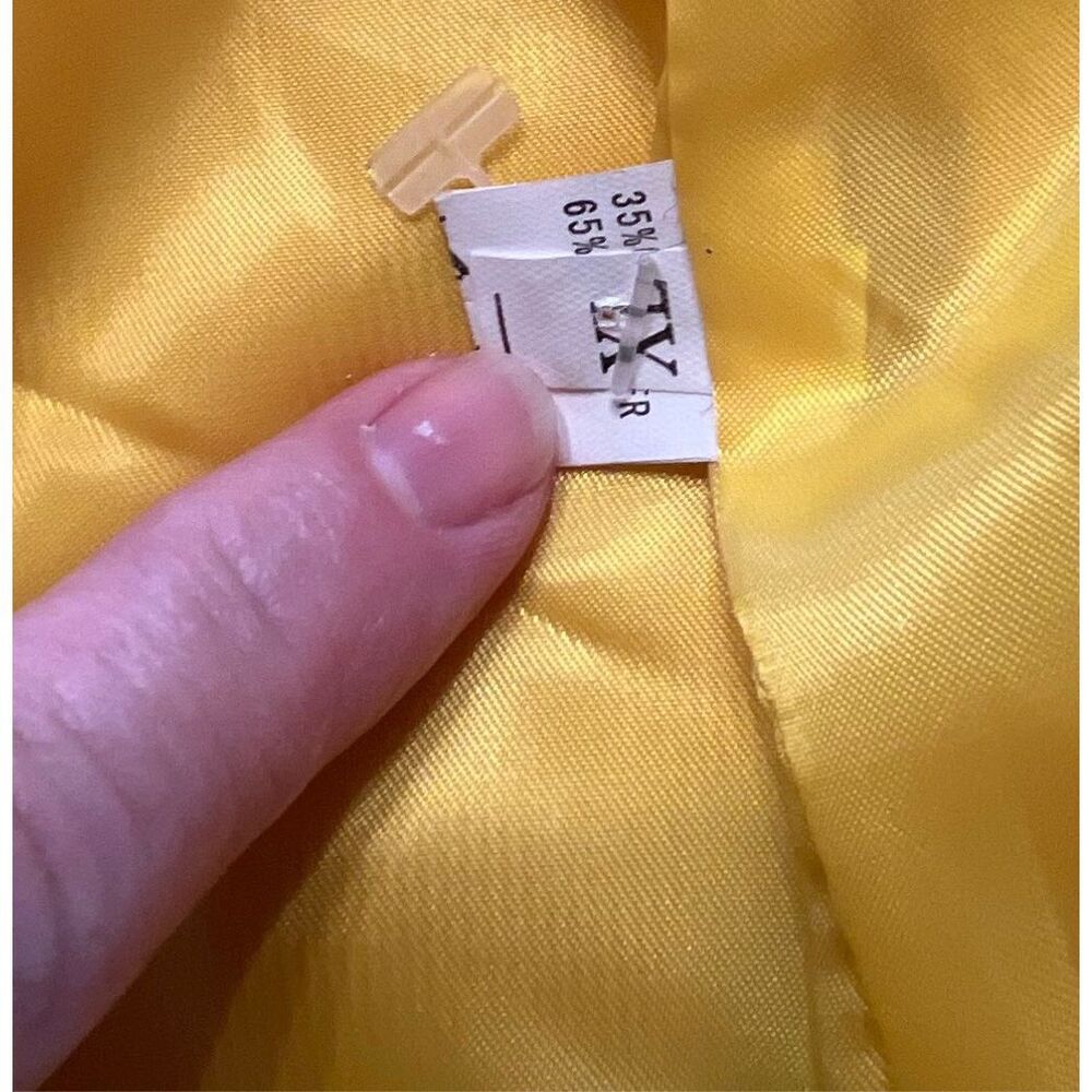 Yellow Faux Fur Teddy Jacket - Picture 4 of 5